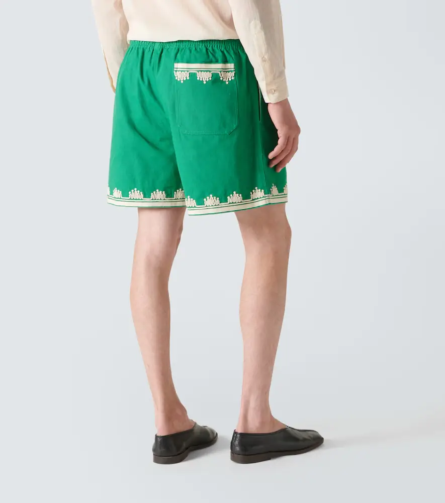 BODE Ripple embroidered cotton shorts | Thumbnail 5