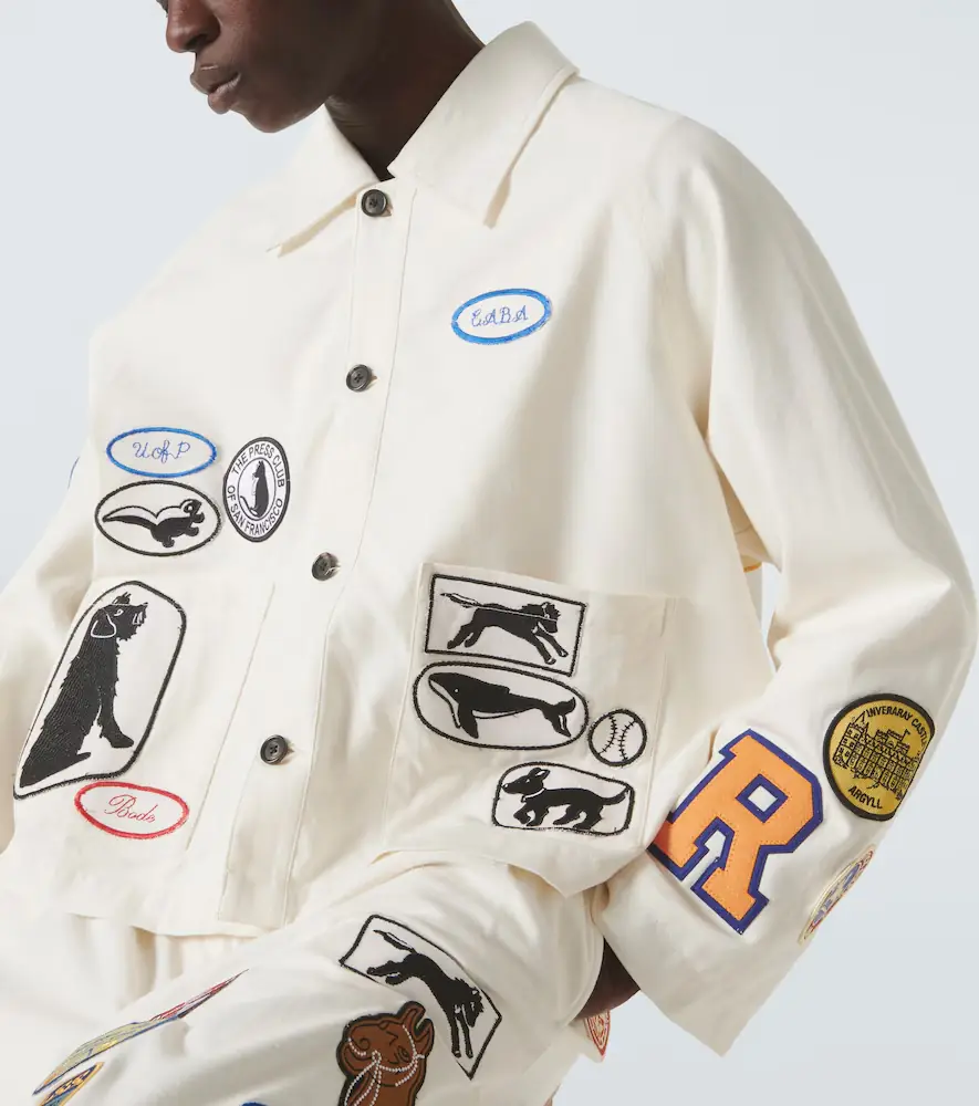 BODE Cambridge patch-appliqué cotton canvas jacket | Thumbnail 6 BODE Cambridge patch-appliqué cotton canvas jacket | Thumbnail 6