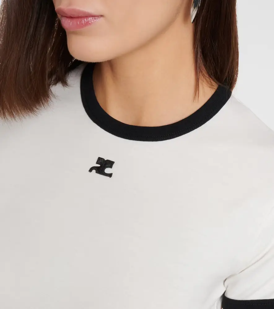Courrèges Courrèges Logo cotton jersey T-shirt | Thumbnail 2