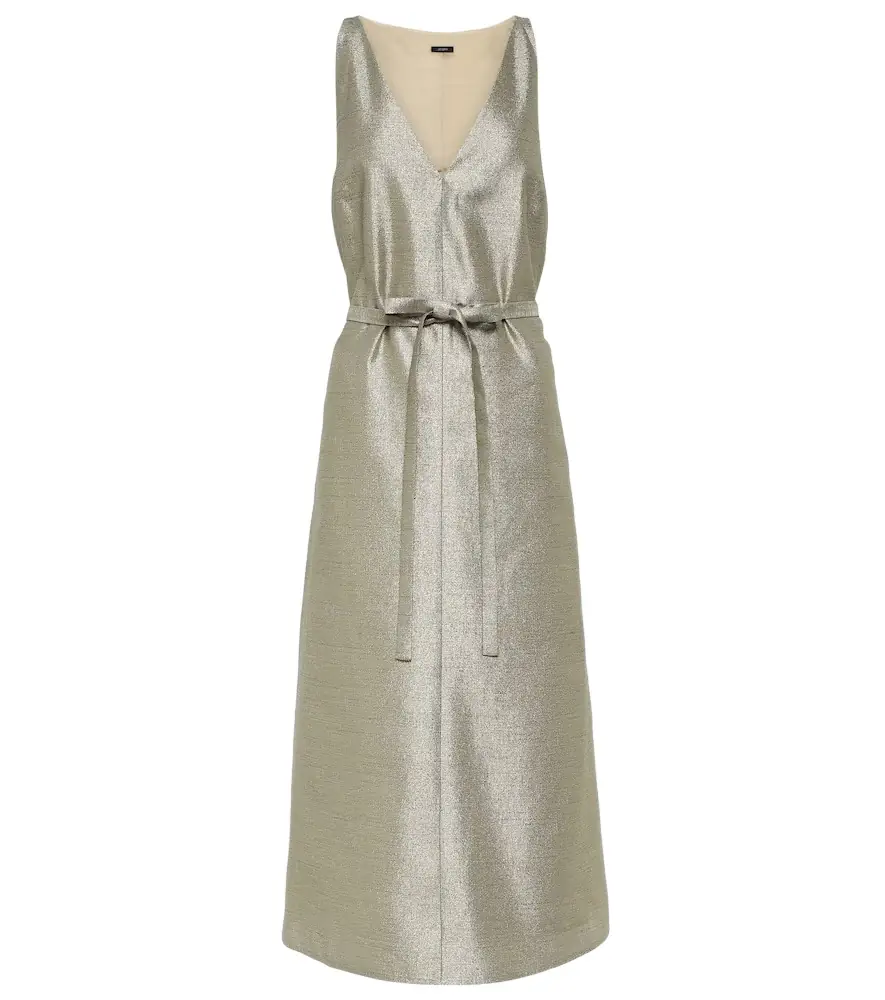 Joseph Desiree metallic midi dress | Image 1 Joseph Desiree metallic midi dress | Image 1