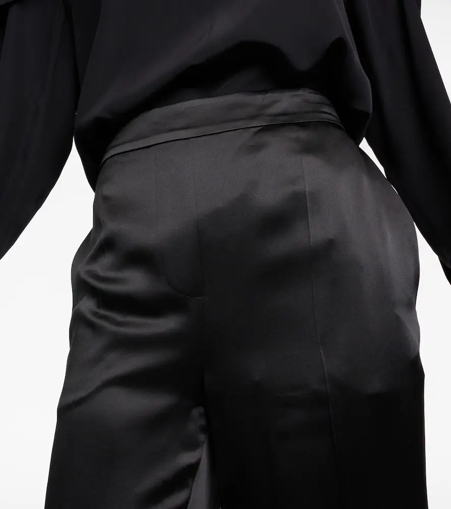 Joseph Tova silk satin straight pants | Thumbnail 2 Joseph Tova silk satin straight pants | Thumbnail 2
