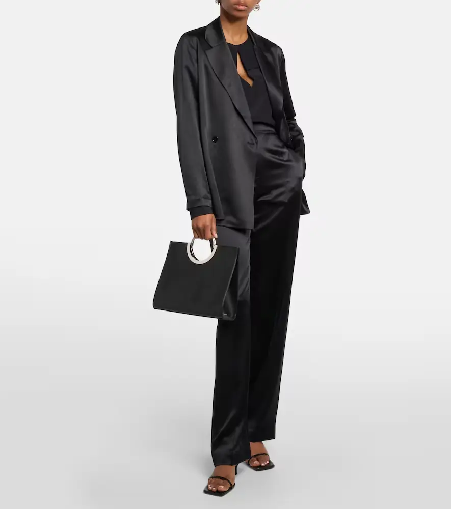 Joseph Tova silk satin straight pants | Thumbnail 5 Joseph Tova silk satin straight pants | Thumbnail 5