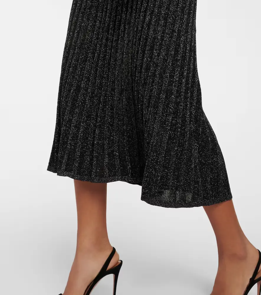 Joseph Ribbed-kit Lurex midi skirt | Thumbnail 2 Joseph Ribbed-kit Lurex midi skirt | Thumbnail 2