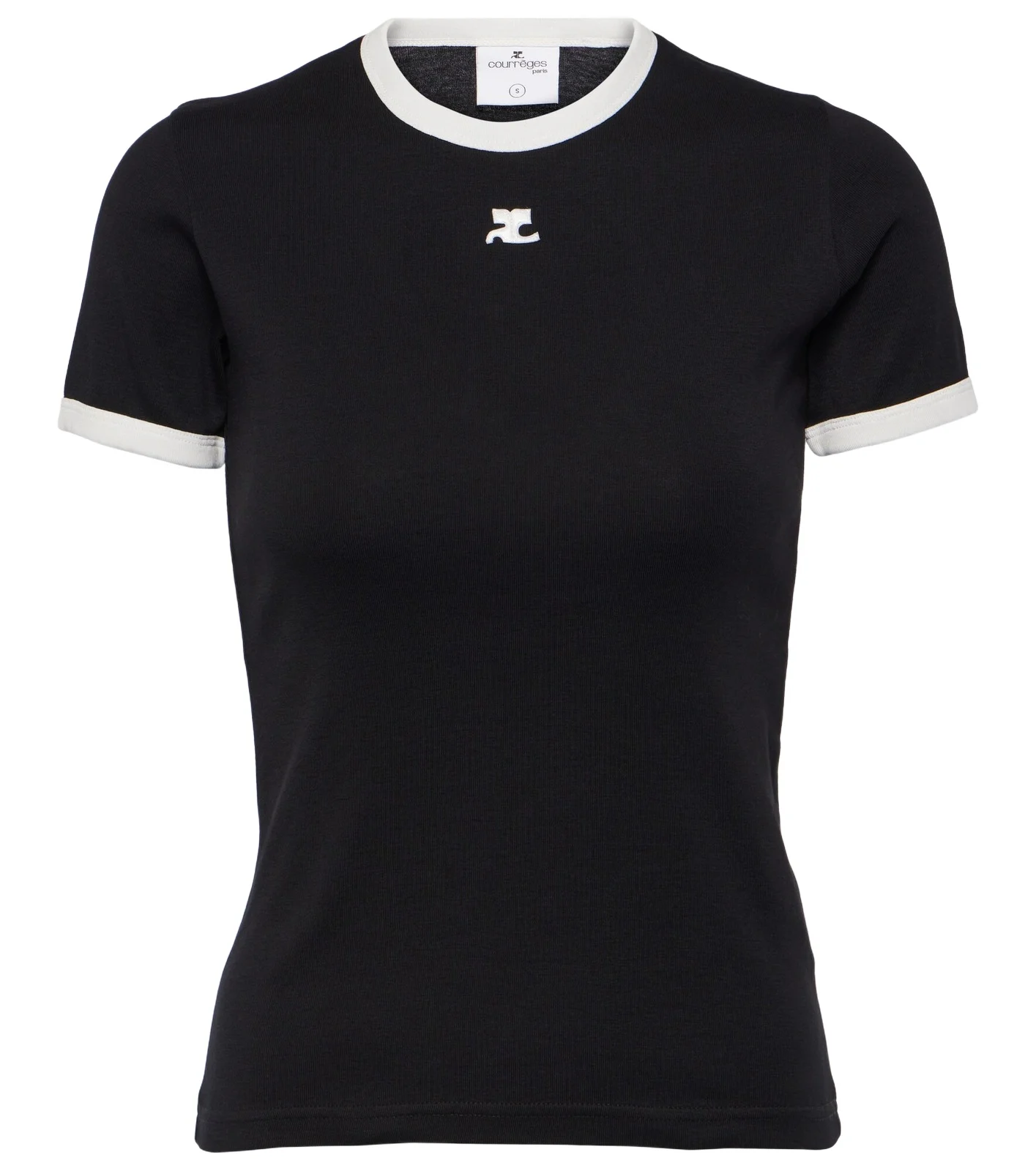 Courrèges Logo cotton jersey T-shirt