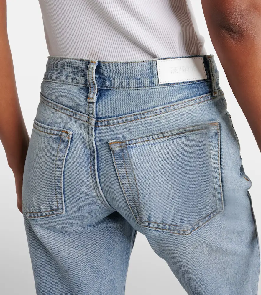 RE/DONE Easy mid-rise straight jeans | Thumbnail 2