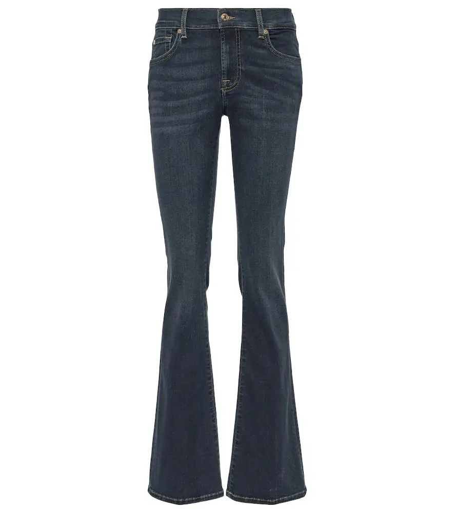 7 For All Mankind Midrise bootcut jeans