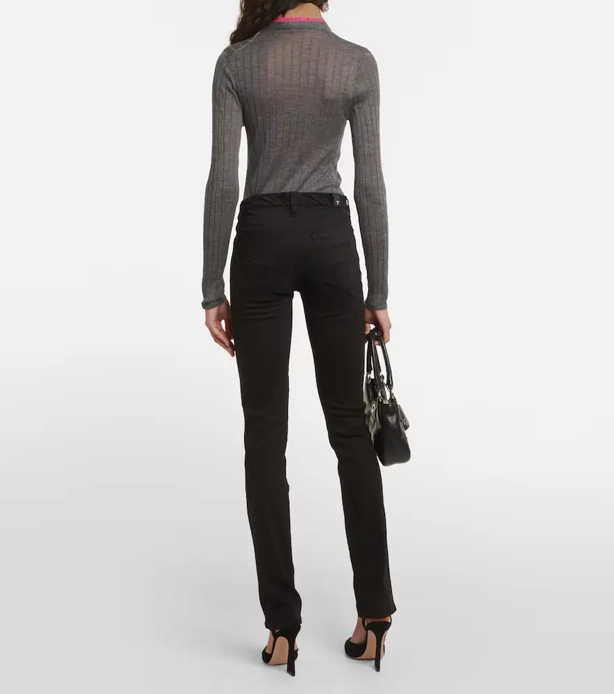 7 For All Mankind High-rise straight jeans | Thumbnail 4 7 For All Mankind High-rise straight jeans | Thumbnail 4