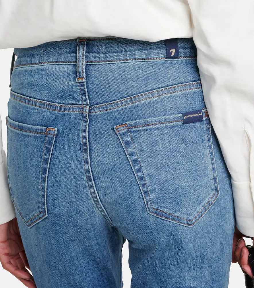 7 For All Mankind High-rise slim jeans | Thumbnail 5 7 For All Mankind High-rise slim jeans | Thumbnail 5