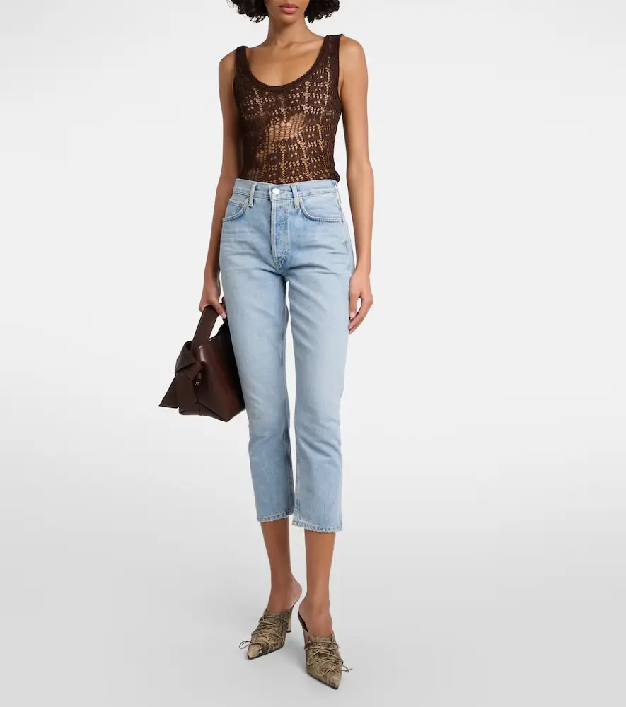 AGOLDE Riley high-rise cropped straight jeans | Thumbnail 6 AGOLDE Riley high-rise cropped straight jeans | Thumbnail 6