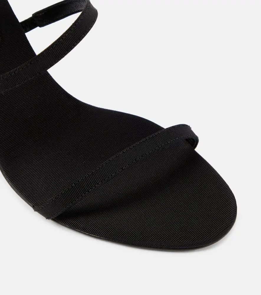 Magda Butrym Floral-appliqué satin sandals | Thumbnail 4 Magda Butrym Floral-appliqué satin sandals | Thumbnail 4