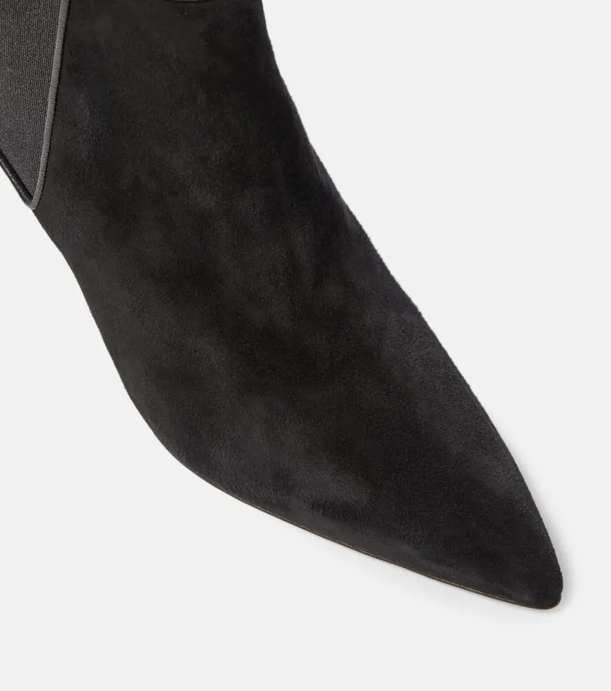 Manolo Blahnik Dildi Otto suede ankle boots | Thumbnail 3 Manolo Blahnik Dildi Otto suede ankle boots | Thumbnail 3
