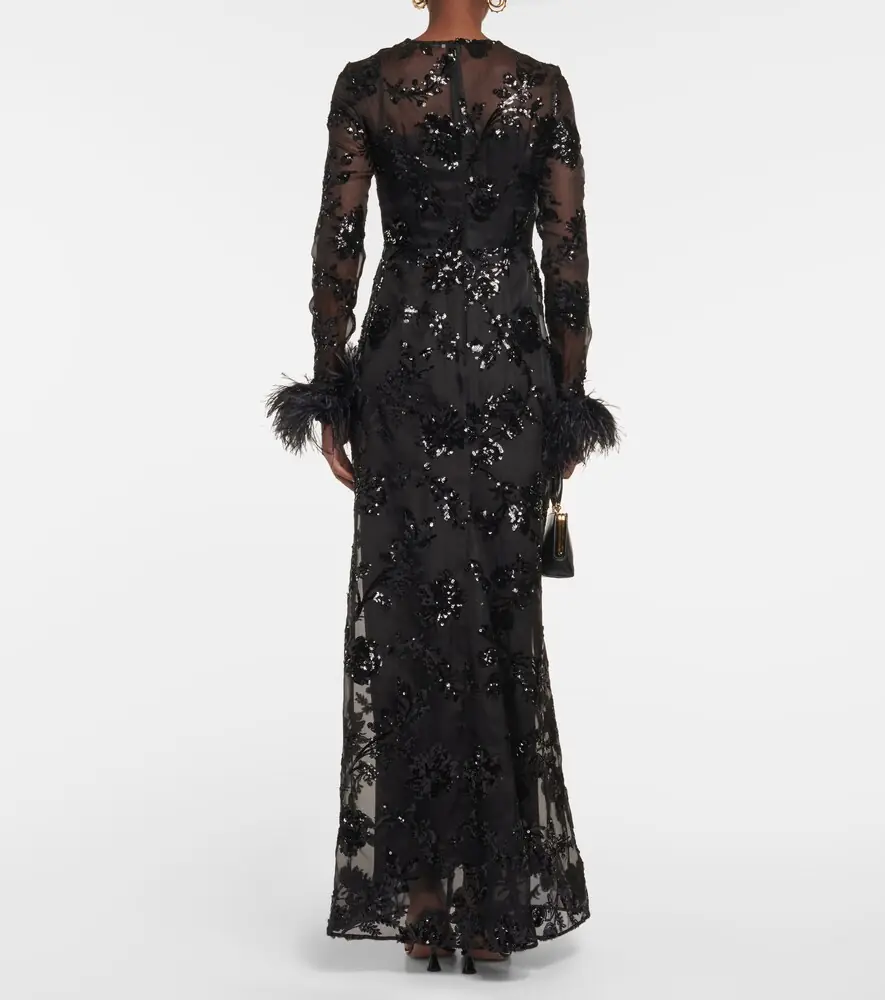 Erdem Malvina embellished silk gown | Thumbnail 7