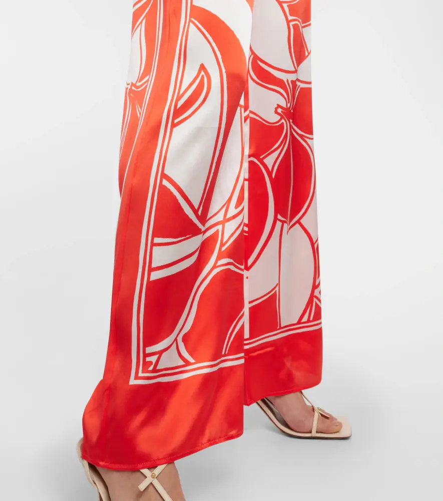 SIR. Ramona printed silk satin wide-leg pants | Thumbnail 4 SIR. Ramona printed silk satin wide-leg pants | Thumbnail 4