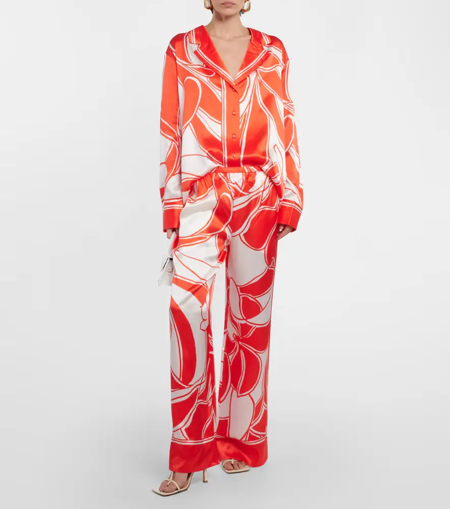 SIR. Ramona printed silk satin wide-leg pants | Thumbnail 5 SIR. Ramona printed silk satin wide-leg pants | Thumbnail 5