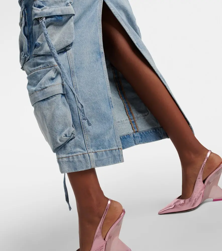 The Attico Cargo denim midi skirt | Thumbnail 6 The Attico Cargo denim midi skirt | Thumbnail 6