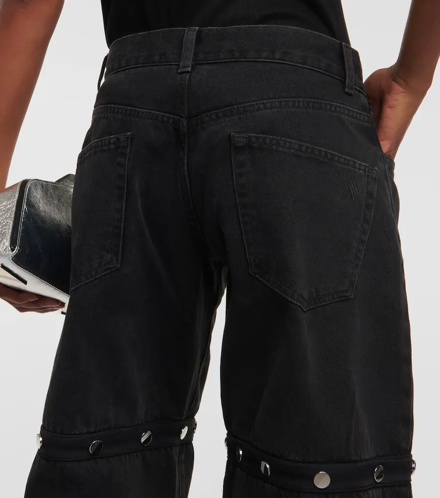 The Attico Studded convertible low-rise straight jeans | Thumbnail 7