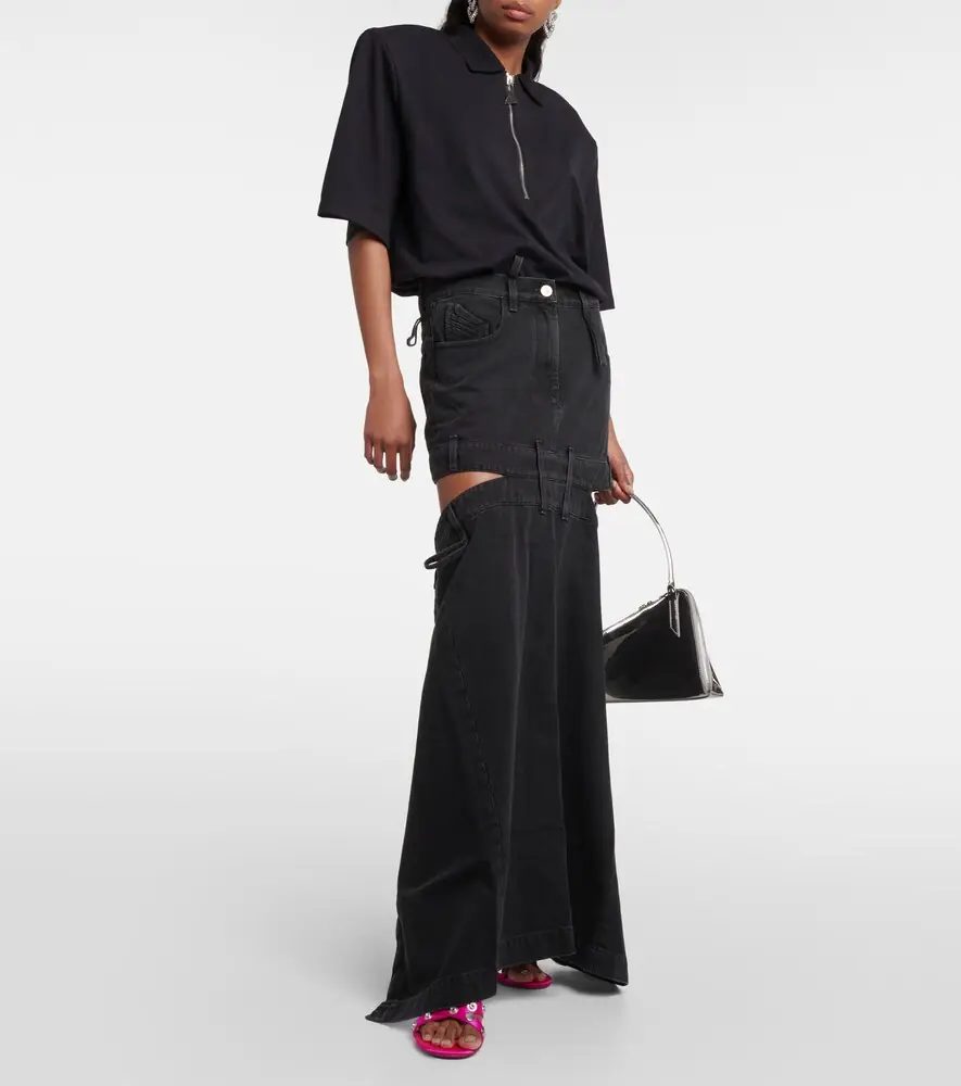 The Attico Deconstructed denim maxi skirt | Thumbnail 5 The Attico Deconstructed denim maxi skirt | Thumbnail 5