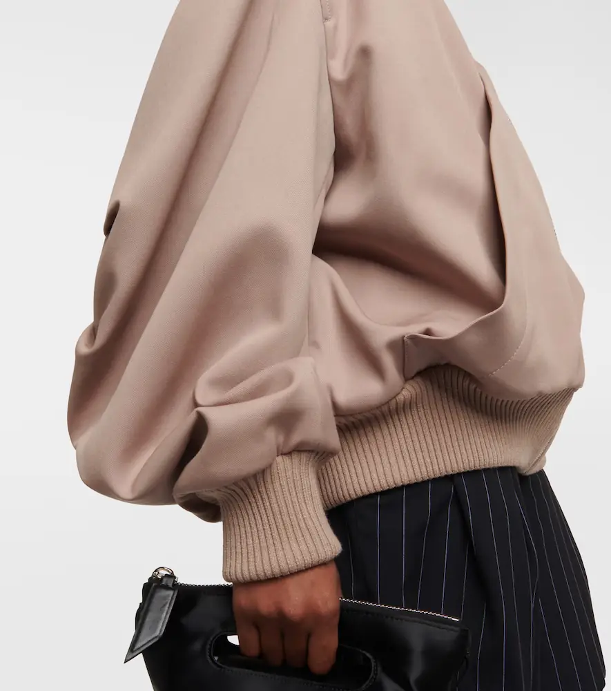 The Attico Bomber wool gabardine jacket | Thumbnail 6 The Attico Bomber wool gabardine jacket | Thumbnail 6