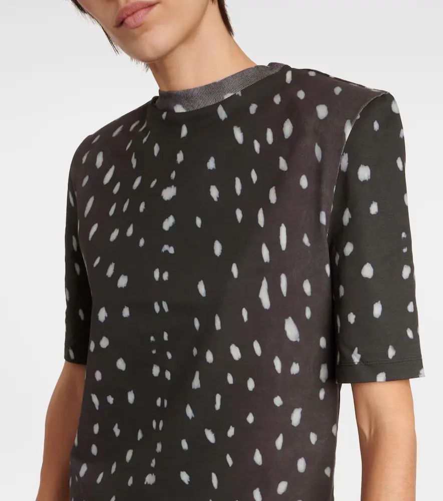 The Attico Padded printed cotton T-shirt | Thumbnail 3