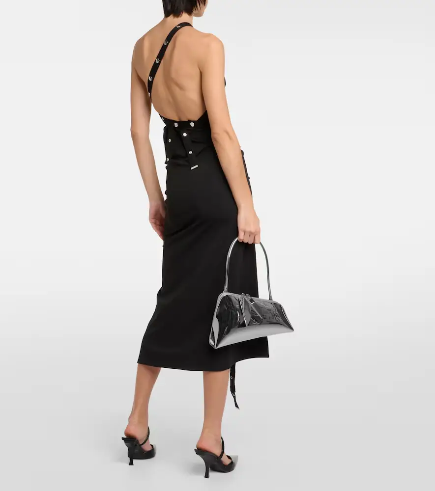 The Attico Embellished jersey midi dress | Thumbnail 2 The Attico Embellished jersey midi dress | Thumbnail 2