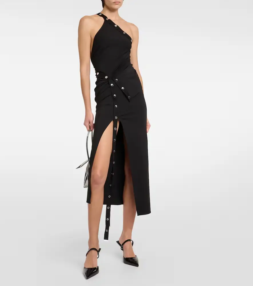 The Attico Embellished jersey midi dress | Thumbnail 5 The Attico Embellished jersey midi dress | Thumbnail 5