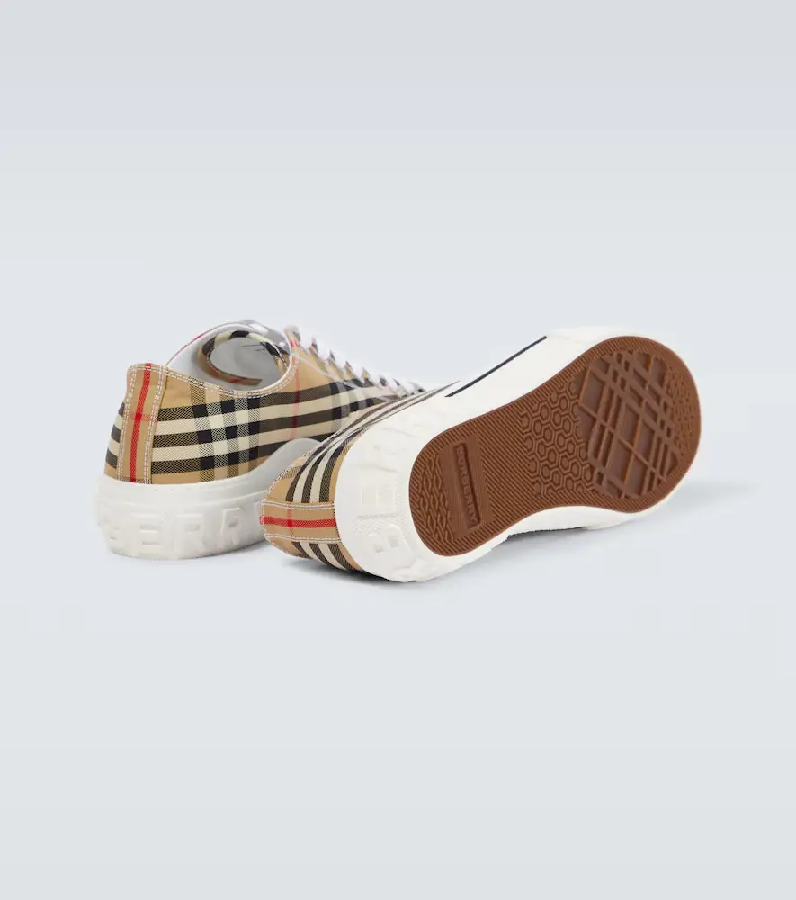 Burberry Check canvas sneakers | Thumbnail 2 Burberry Check canvas sneakers | Thumbnail 2