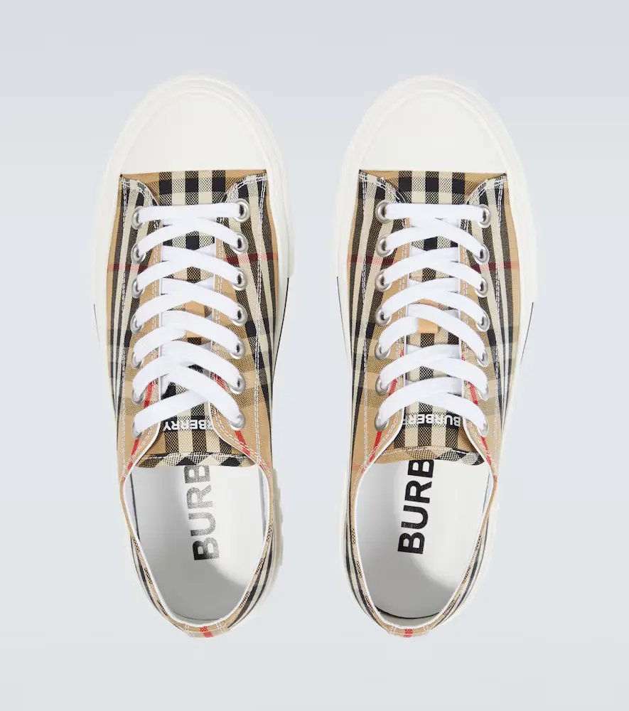 Burberry Check canvas sneakers | Thumbnail 6 Burberry Check canvas sneakers | Thumbnail 6