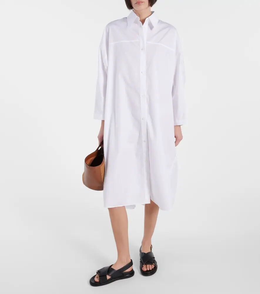 Marni Cotton poplin shirt dress | Thumbnail 4 Marni Cotton poplin shirt dress | Thumbnail 4