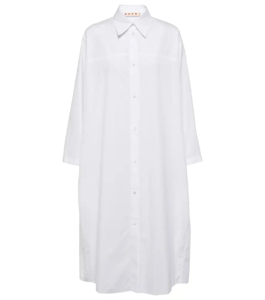 Marni Cotton poplin shirt dress