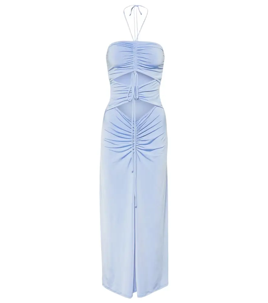 JADE SWIM Kira ruched midi dress | Image 1 JADE SWIM Kira ruched midi dress | Image 1
