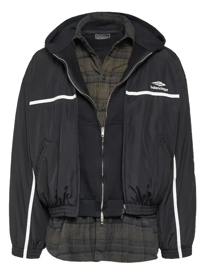 3B Sports Icon layered track jacket 3B Sports Icon layered track jacket