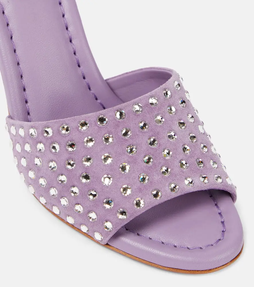 Christian Louboutin Jane embellished suede mules | Thumbnail 2 Christian Louboutin Jane embellished suede mules | Thumbnail 2