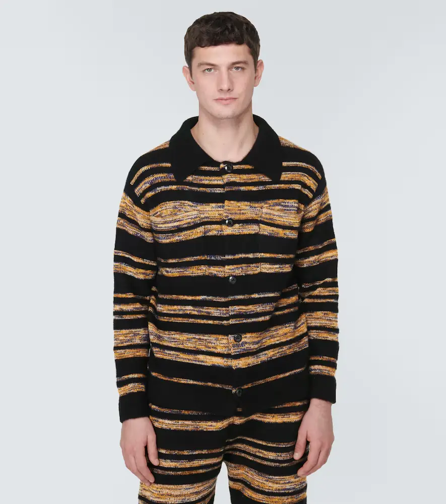 The Elder Statesman Phantom striped cashmere and cotton shirt | Thumbnail 3 The Elder Statesman Phantom striped cashmere and cotton shirt | Thumbnail 3