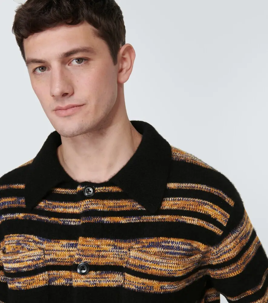 The Elder Statesman Phantom striped cashmere and cotton shirt | Thumbnail 4 The Elder Statesman Phantom striped cashmere and cotton shirt | Thumbnail 4