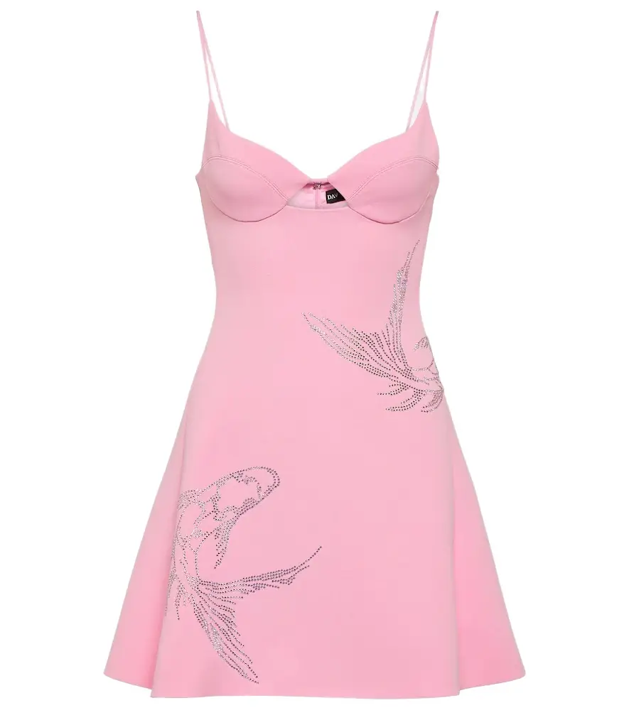 David Koma Crystal-embellished minidress | Image 1 David Koma Crystal-embellished minidress | Image 1