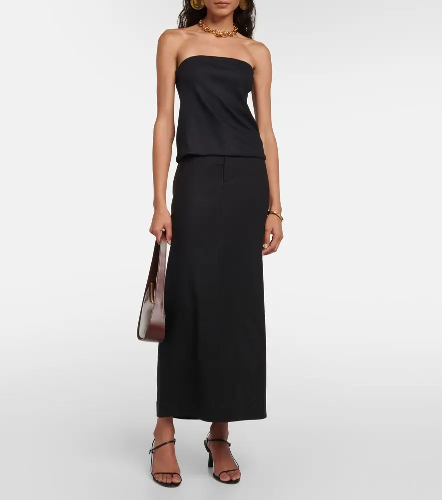 Vince Flannel maxi skirt | Thumbnail 3