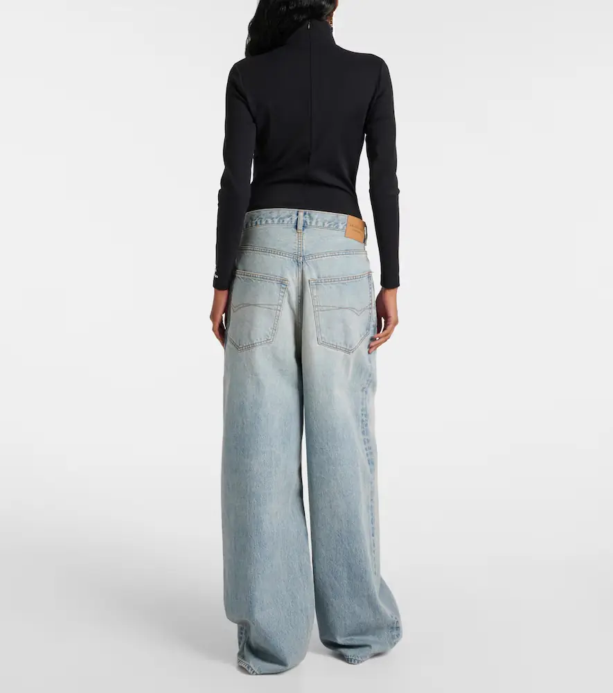 Balenciaga Mid-rise wide-leg jeans | Thumbnail 2 Balenciaga Mid-rise wide-leg jeans | Thumbnail 2