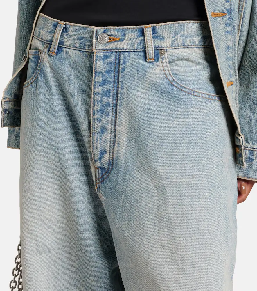 Balenciaga Mid-rise wide-leg jeans | Thumbnail 5 Balenciaga Mid-rise wide-leg jeans | Thumbnail 5