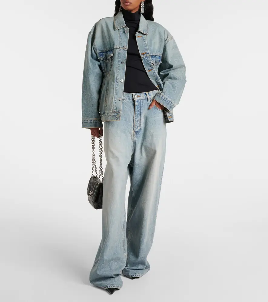 Balenciaga Mid-rise wide-leg jeans | Thumbnail 6 Balenciaga Mid-rise wide-leg jeans | Thumbnail 6