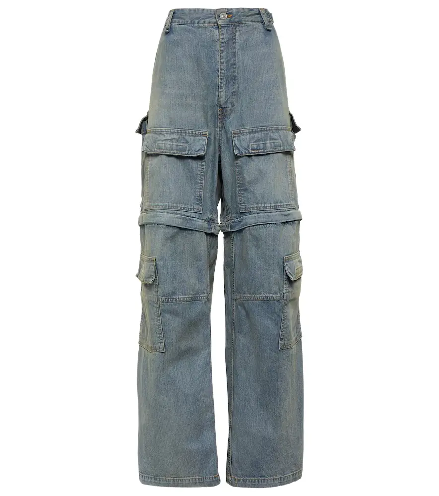Balenciaga Mid-rise cargo jeans | Image 1 Balenciaga Mid-rise cargo jeans | Image 1