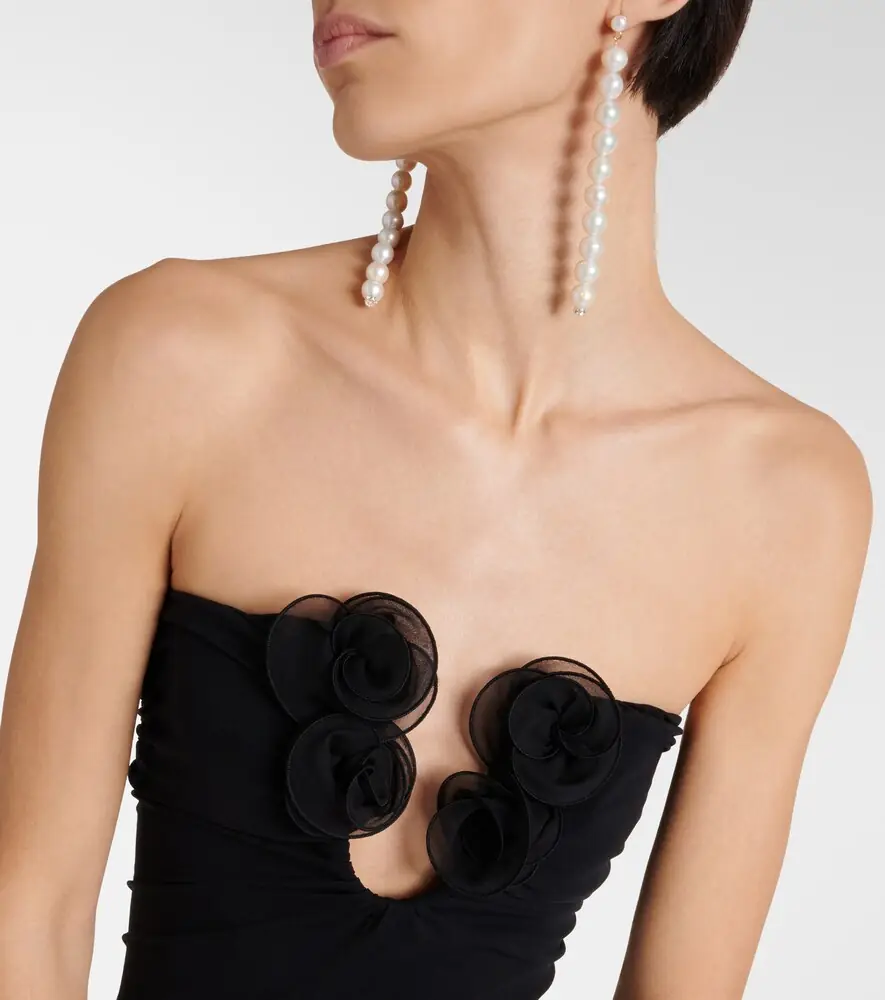 Magda Butrym Floral-appliqué gown | Thumbnail 7