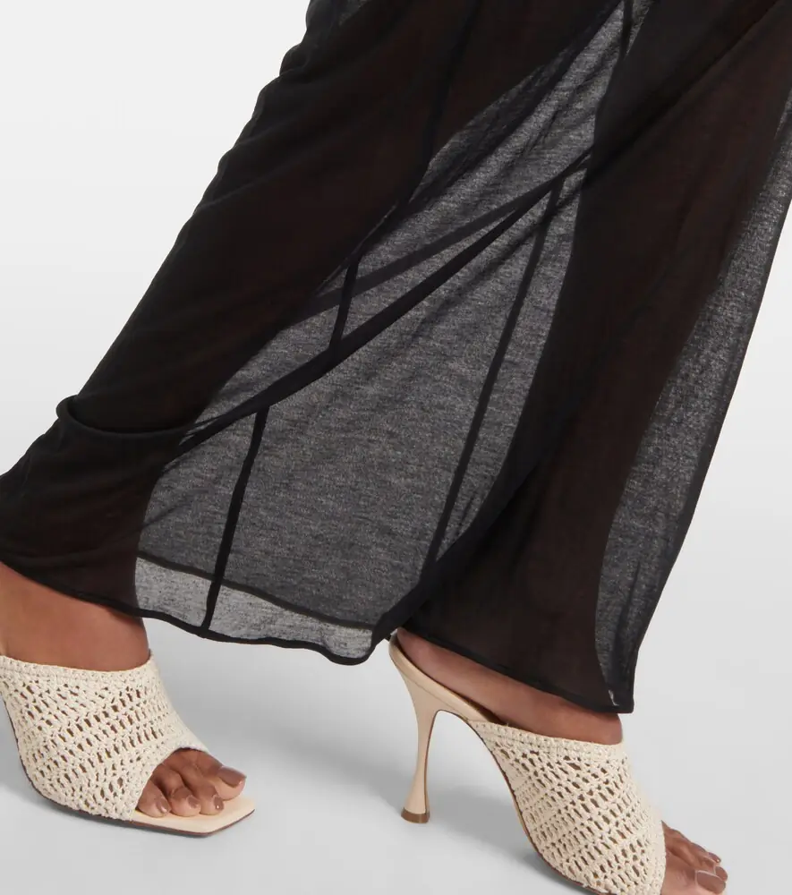 Magda Butrym Crochet-trimmed jersey maxi dress | Thumbnail 3