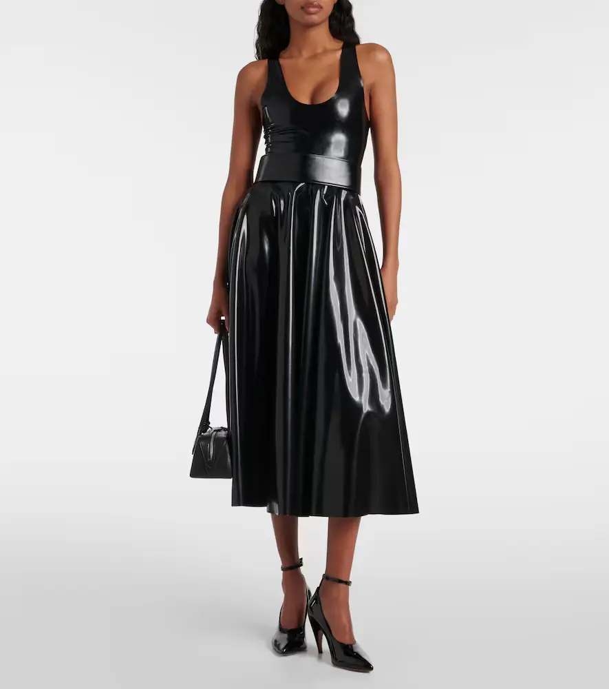 ALAÏA Shark patent leather pumps | Thumbnail 3