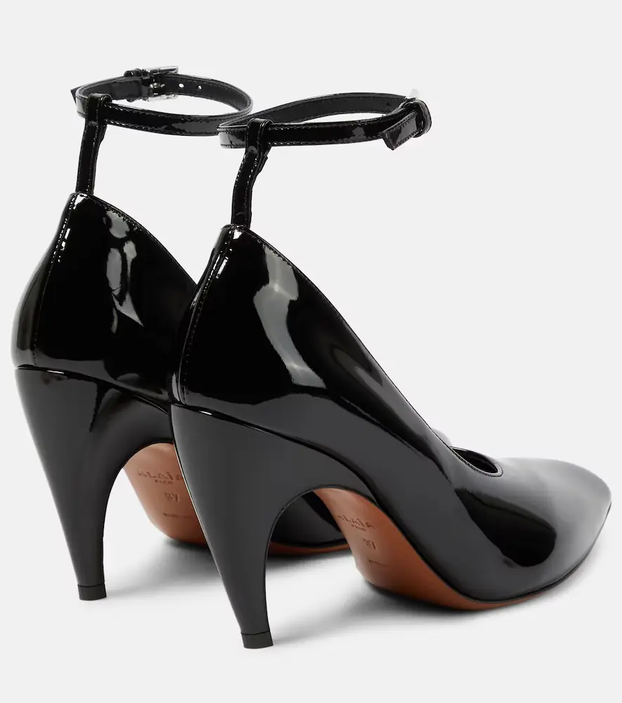 ALAÏA Shark patent leather pumps | Thumbnail 5