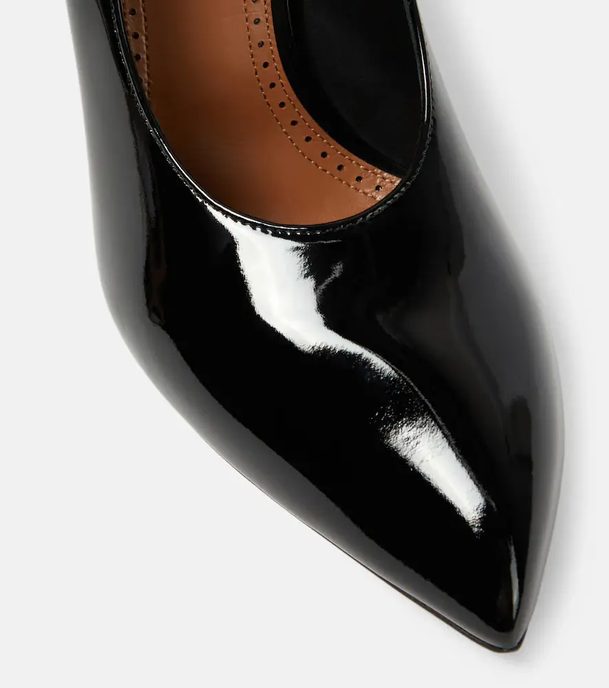 ALAÏA Shark patent leather pumps | Thumbnail 6