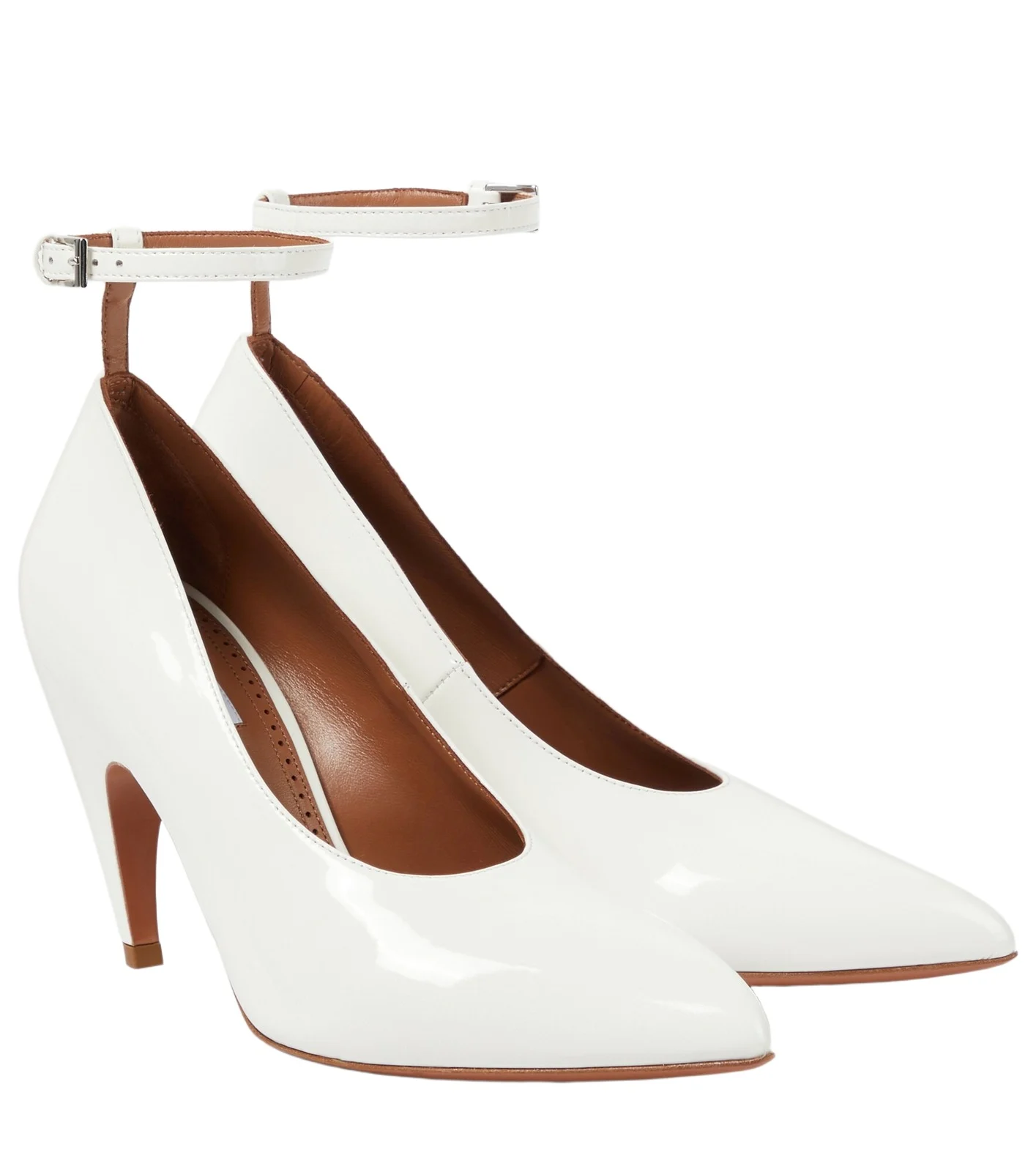 ALAÏA ALAÏA Shark patent leather pumps