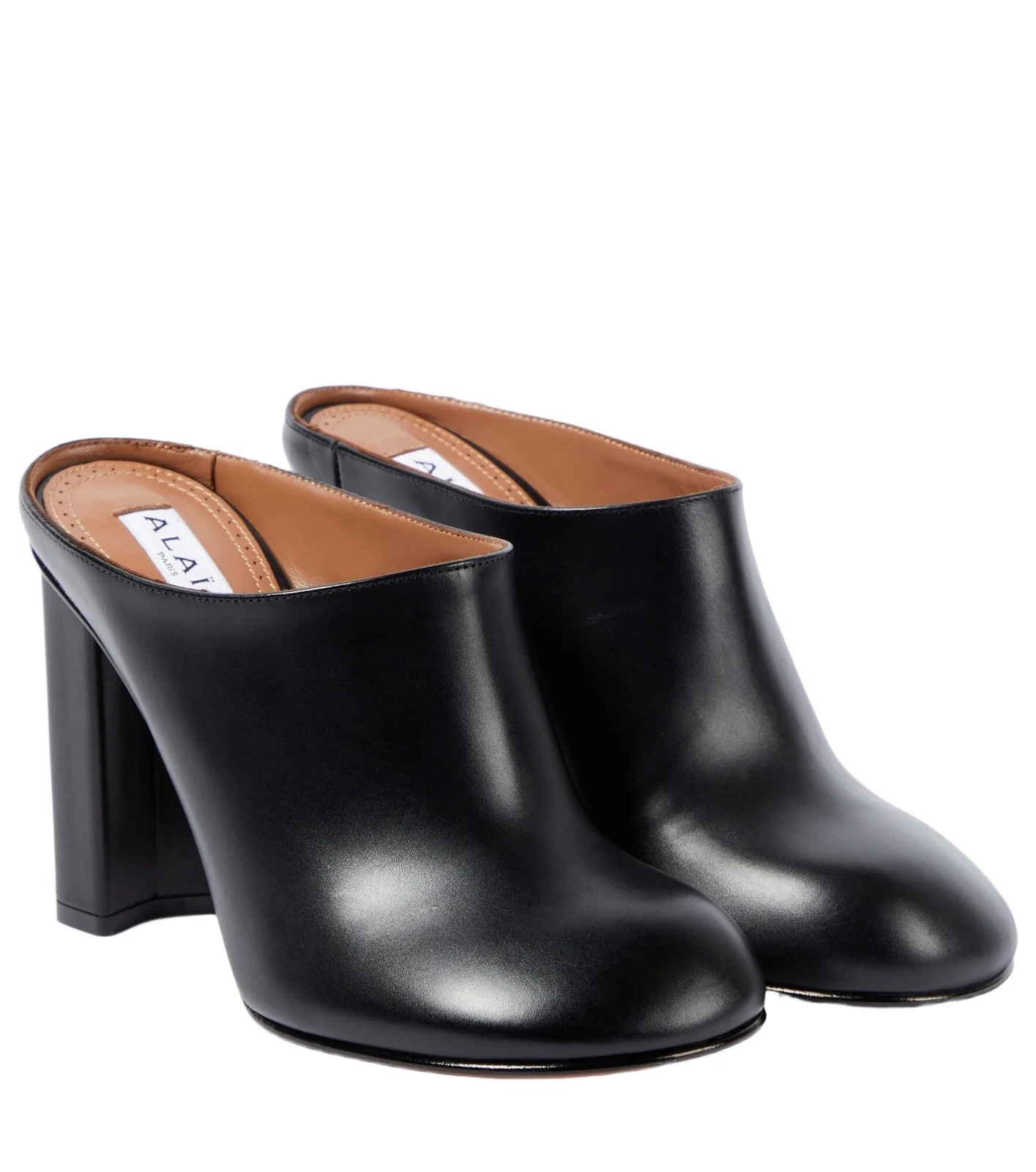 ALAÏA Babylone leather mules ALAÏA Babylone leather mules