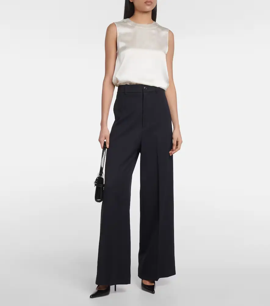 Nili Lotan Johan virgin wool wide-leg pants | Thumbnail 3 Nili Lotan Johan virgin wool wide-leg pants | Thumbnail 3