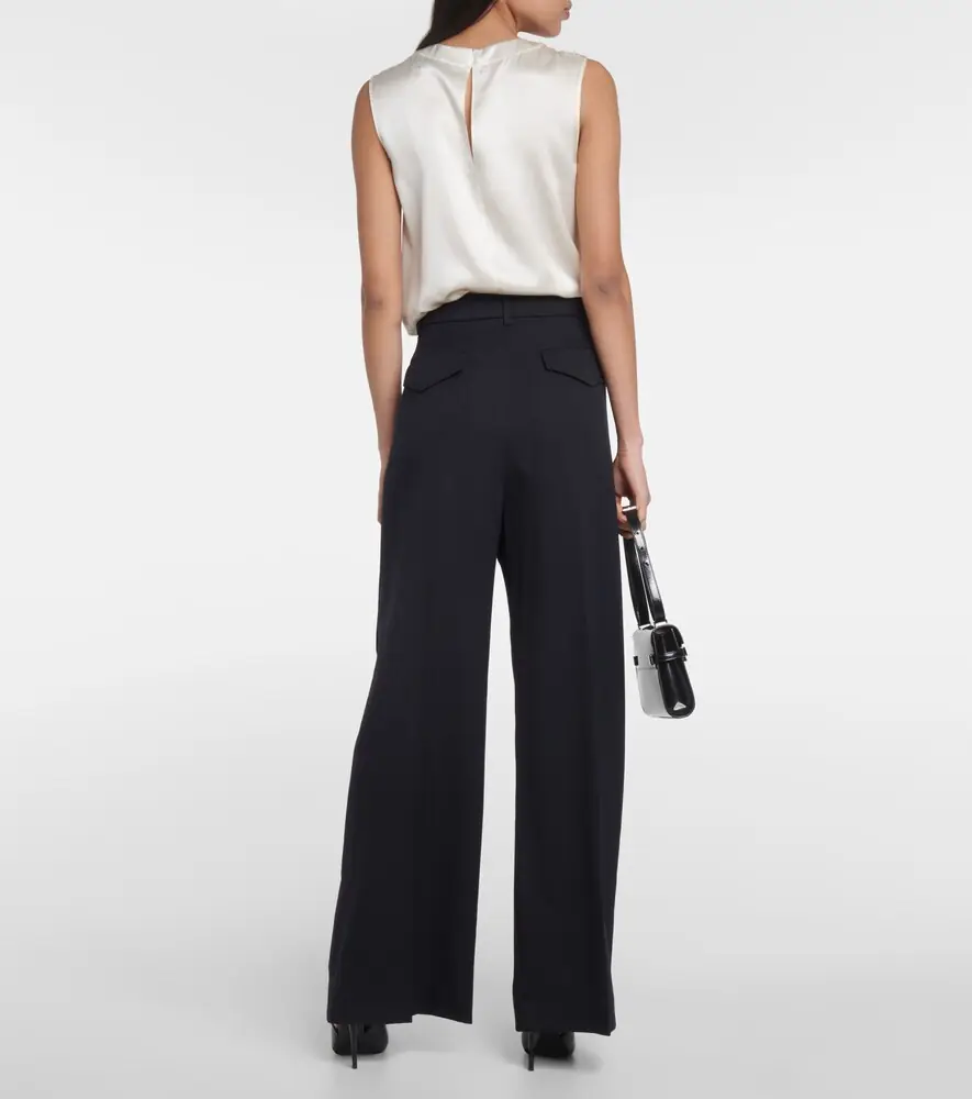Nili Lotan Johan virgin wool wide-leg pants | Thumbnail 6 Nili Lotan Johan virgin wool wide-leg pants | Thumbnail 6