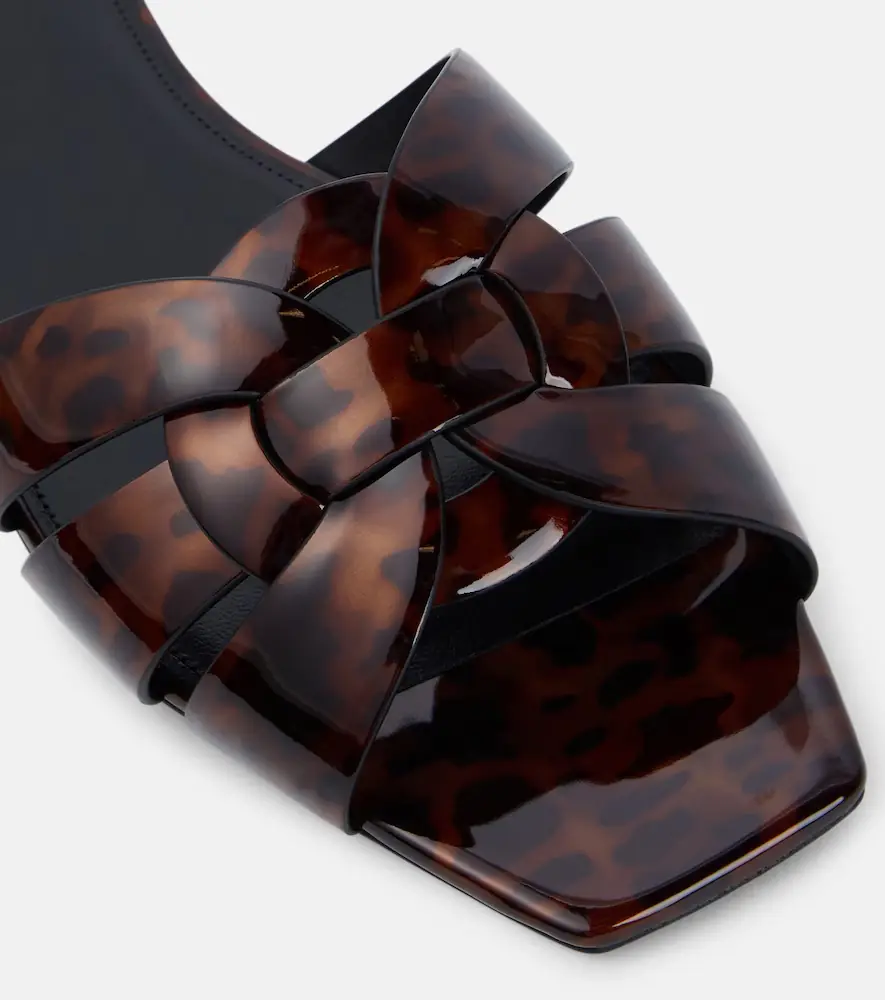 Saint Laurent Tribute 05 leopard-print leather flats | Thumbnail 3 Saint Laurent Tribute 05 leopard-print leather flats | Thumbnail 3